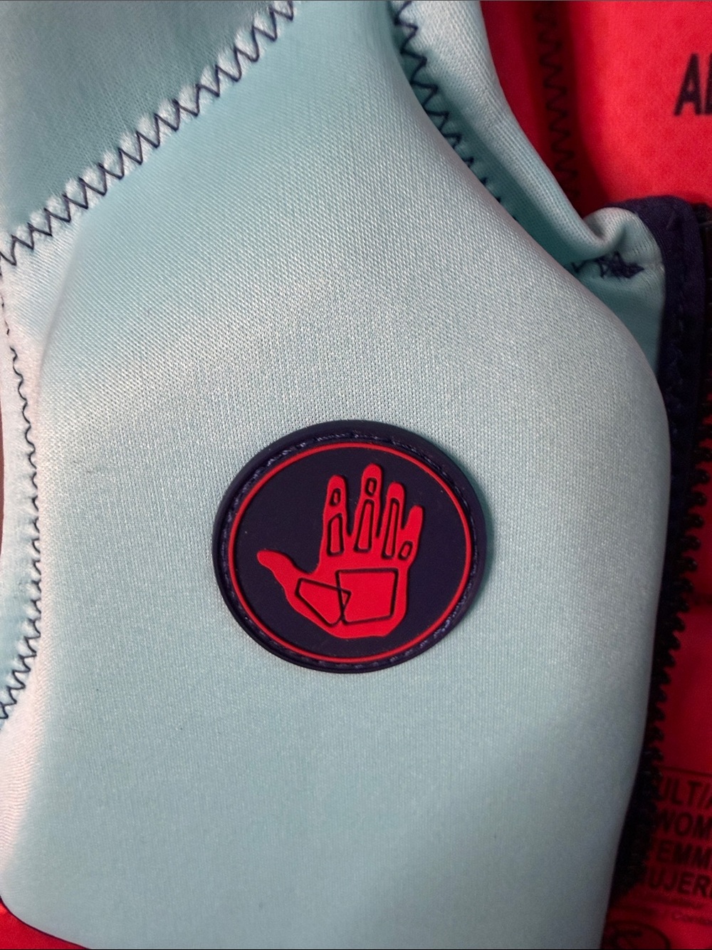 Body Glove - Women's Life Jacket Vest in Teal, Red & Navy - Large - Picture 4 of 11